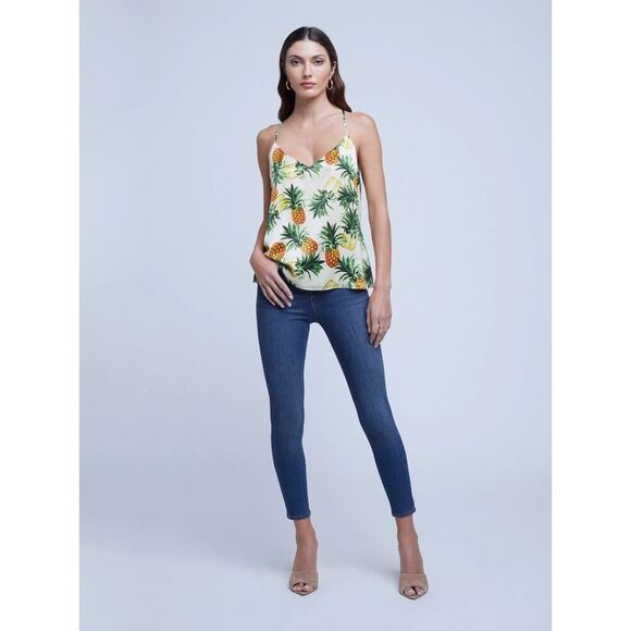 L'AGENCE Kylee Racer Tank - Size M - NWT - Picture 1 of 3